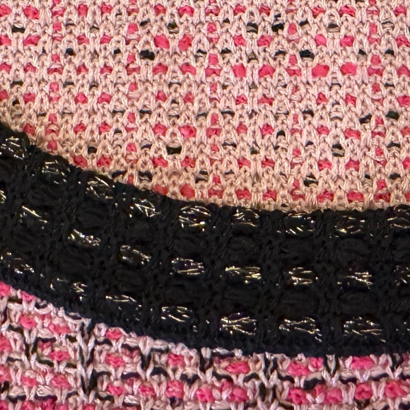 St. John Knit Sleeveless Shell Top – Pink & Black Tweed, Size S - Picture 10 of 11